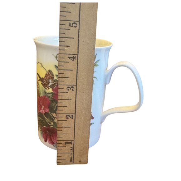 Spring Design Roy Kirkham 1991 Fine Bone China Mug W/ Floral & Butterfly Design - Picture 6 of 9